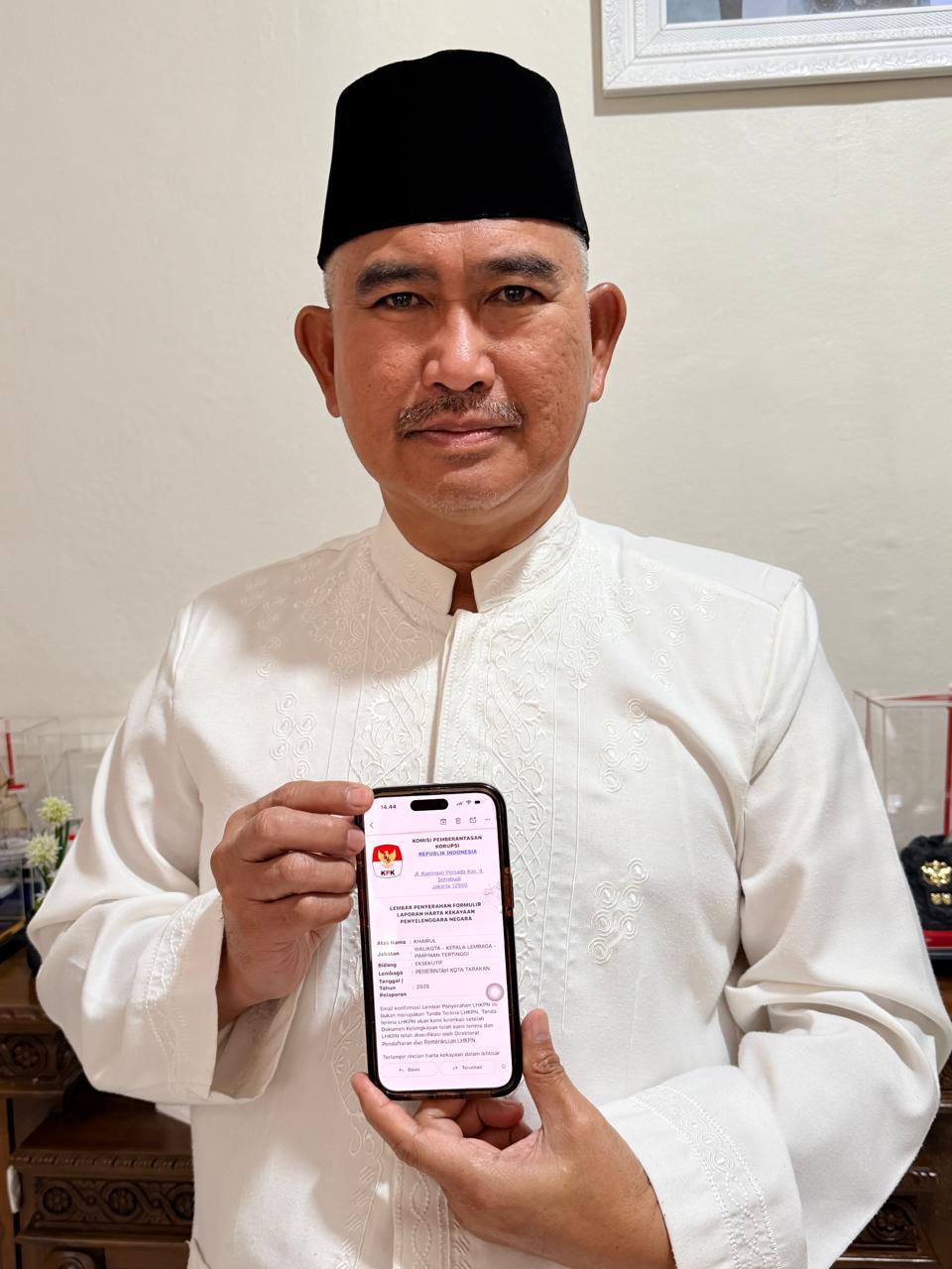 Fasilitasi Pelaporan LHKPN Wali Kota Tarakan